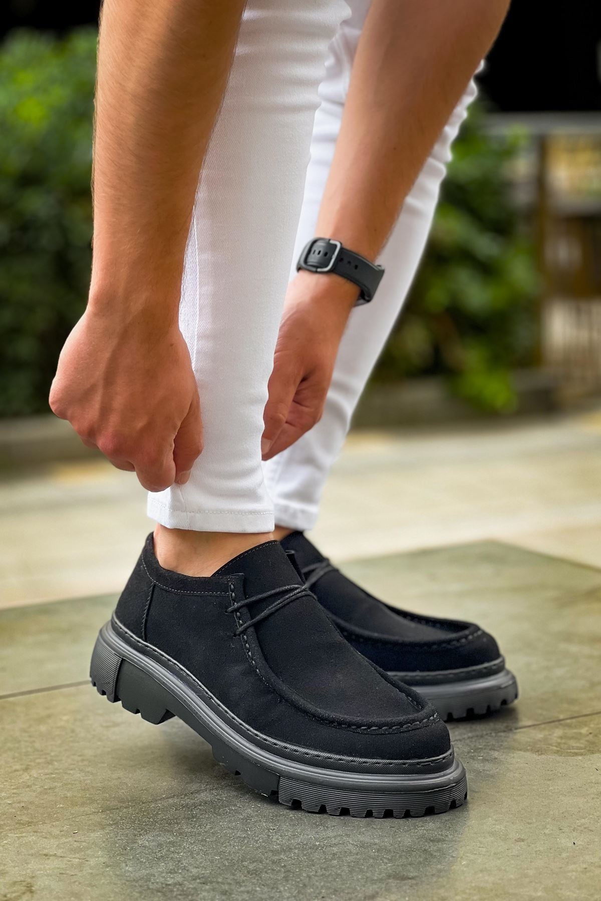 Castle Premium Tarz Casual Erkek Ayakkabı Siyah Süet