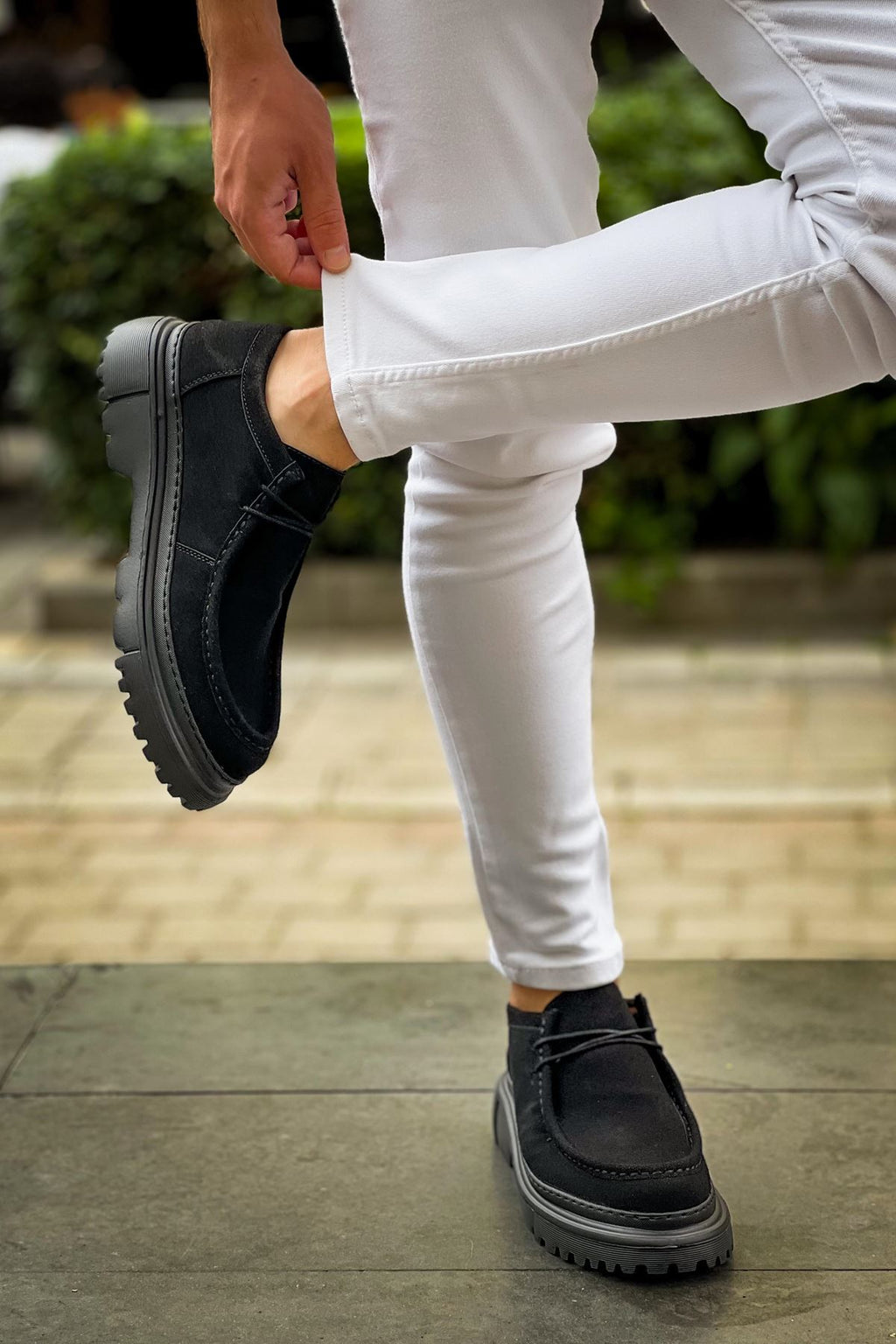 Castle Premium Tarz Casual Erkek Ayakkabı Siyah Süet