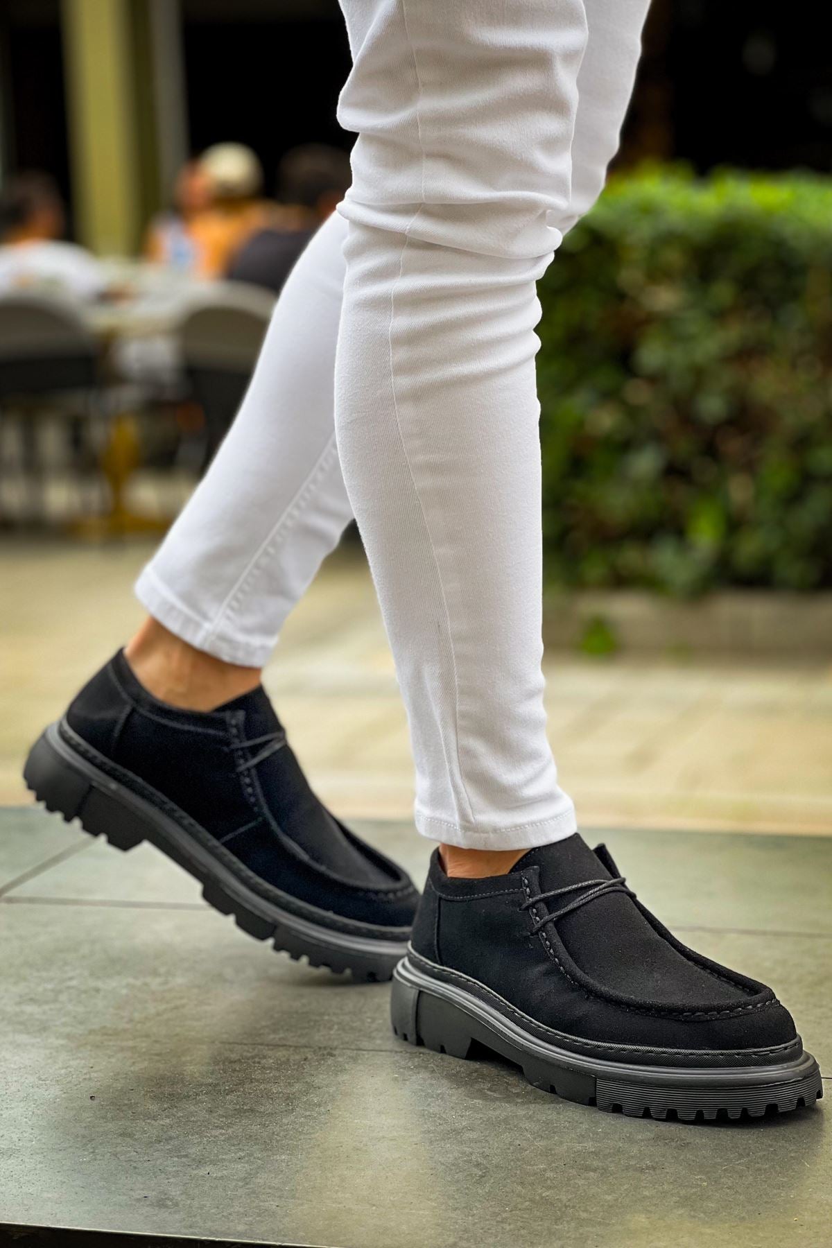 Castle Premium Tarz Casual Erkek Ayakkabı Siyah Süet
