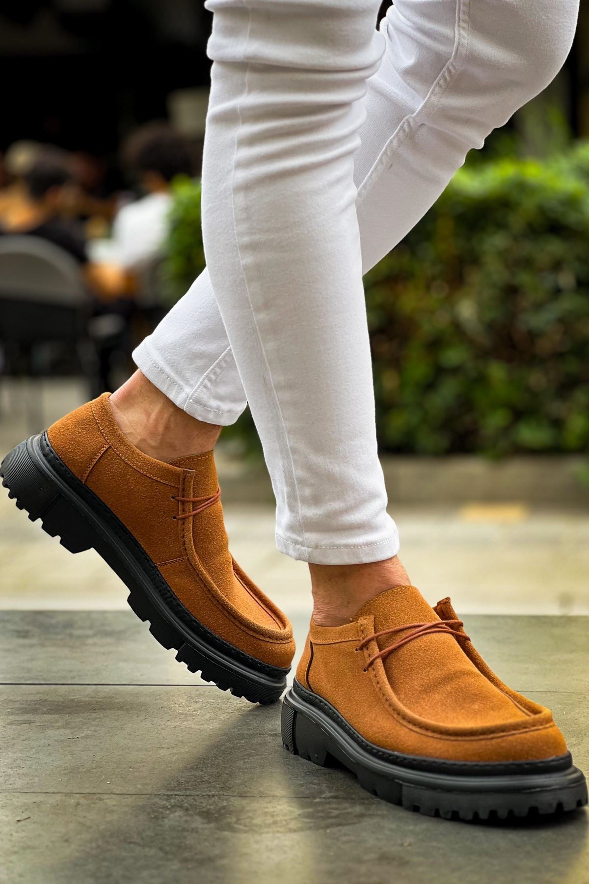 Castle Premium Tarz Casual Erkek Ayakkabı Taba Süet