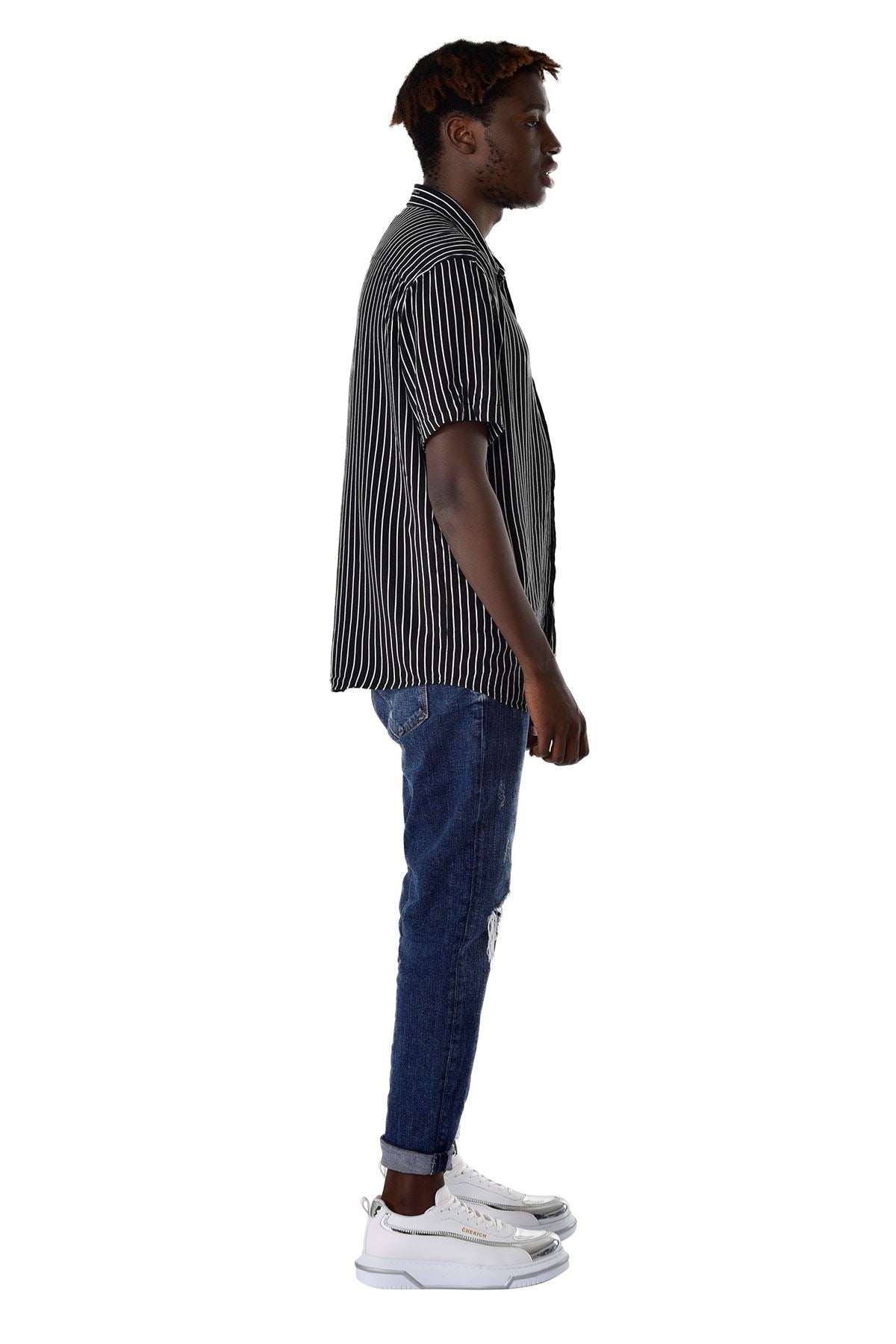 Signature Line Up Erkek Bağcıklı Sneaker Beyaz Gümüş