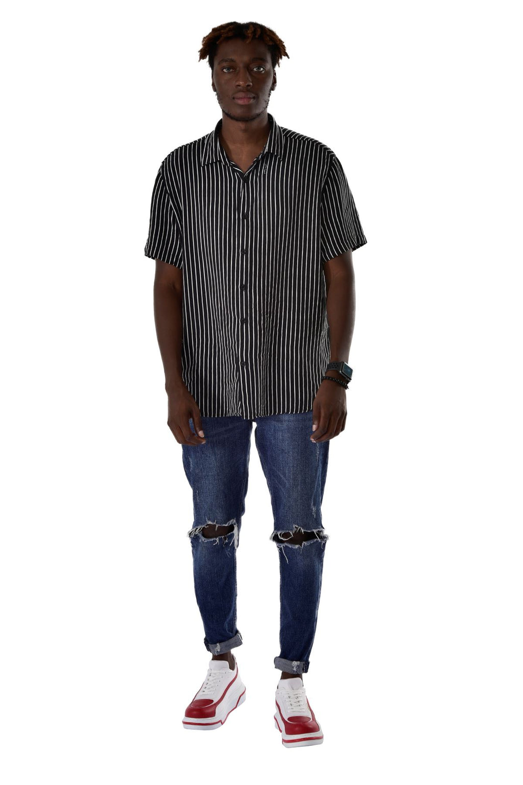 Signature Line Up Erkek Bağcıklı Sneaker Kırmızı Beyaz