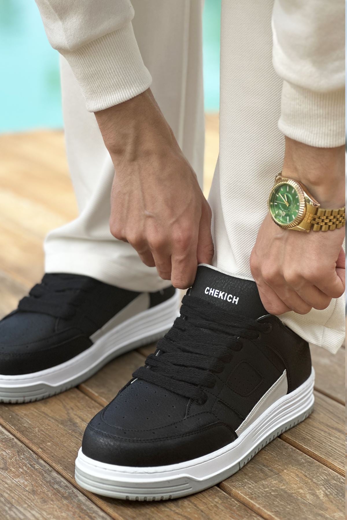Avax Premium Kalite Erkek Sneaker Siyah