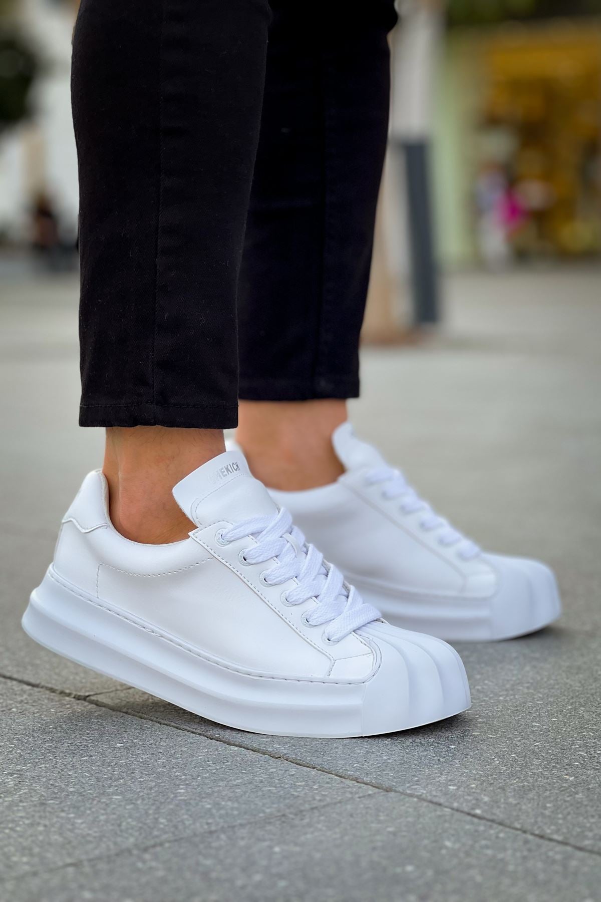 Artenay  Premium Bağcıklı Erkek Sneaker Beyaz