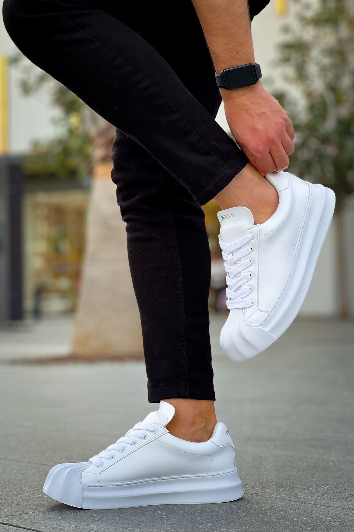 Artenay  Premium Bağcıklı Erkek Sneaker Beyaz