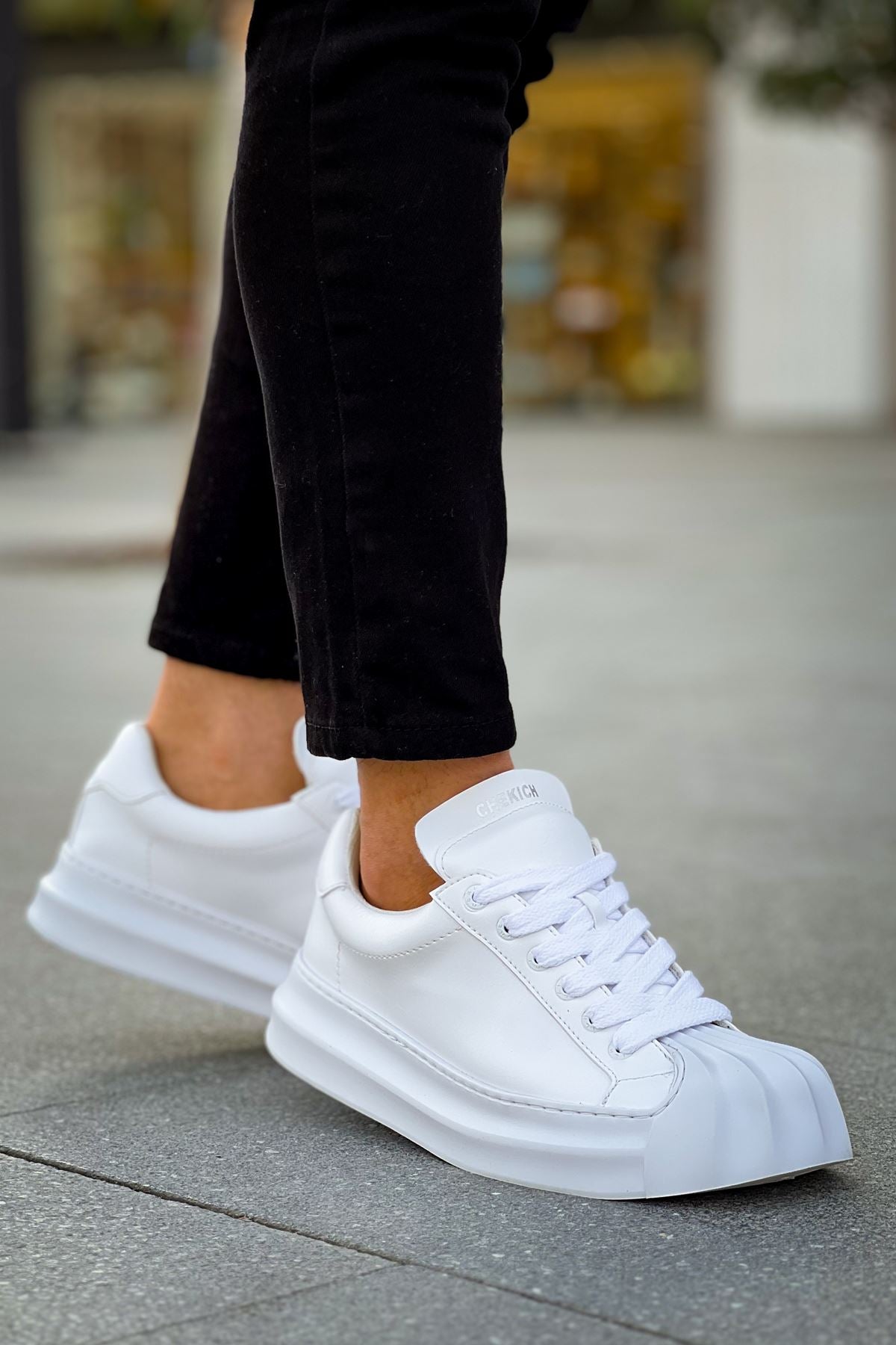 Artenay  Premium Bağcıklı Erkek Sneaker Beyaz
