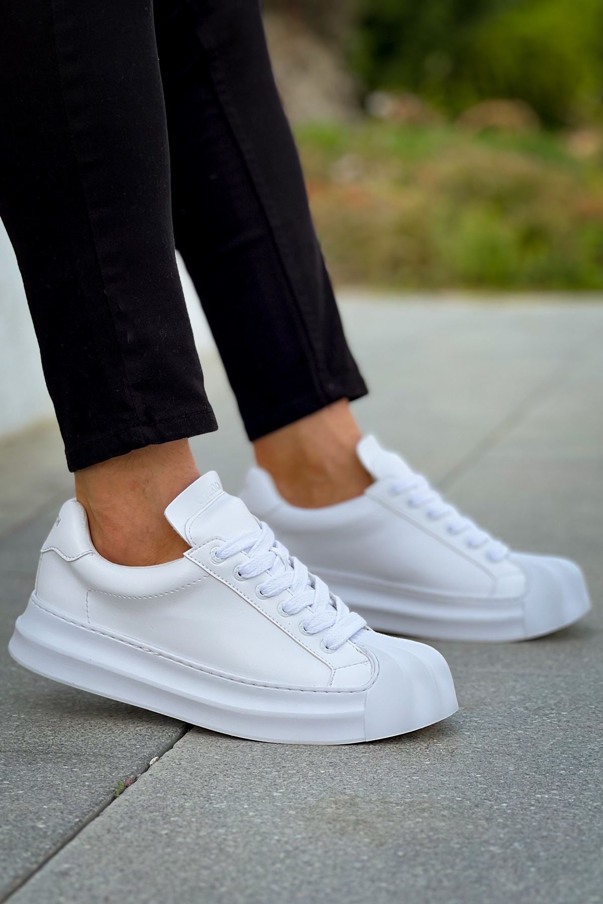 Artenay  Premium Bağcıklı Erkek Sneaker Beyaz