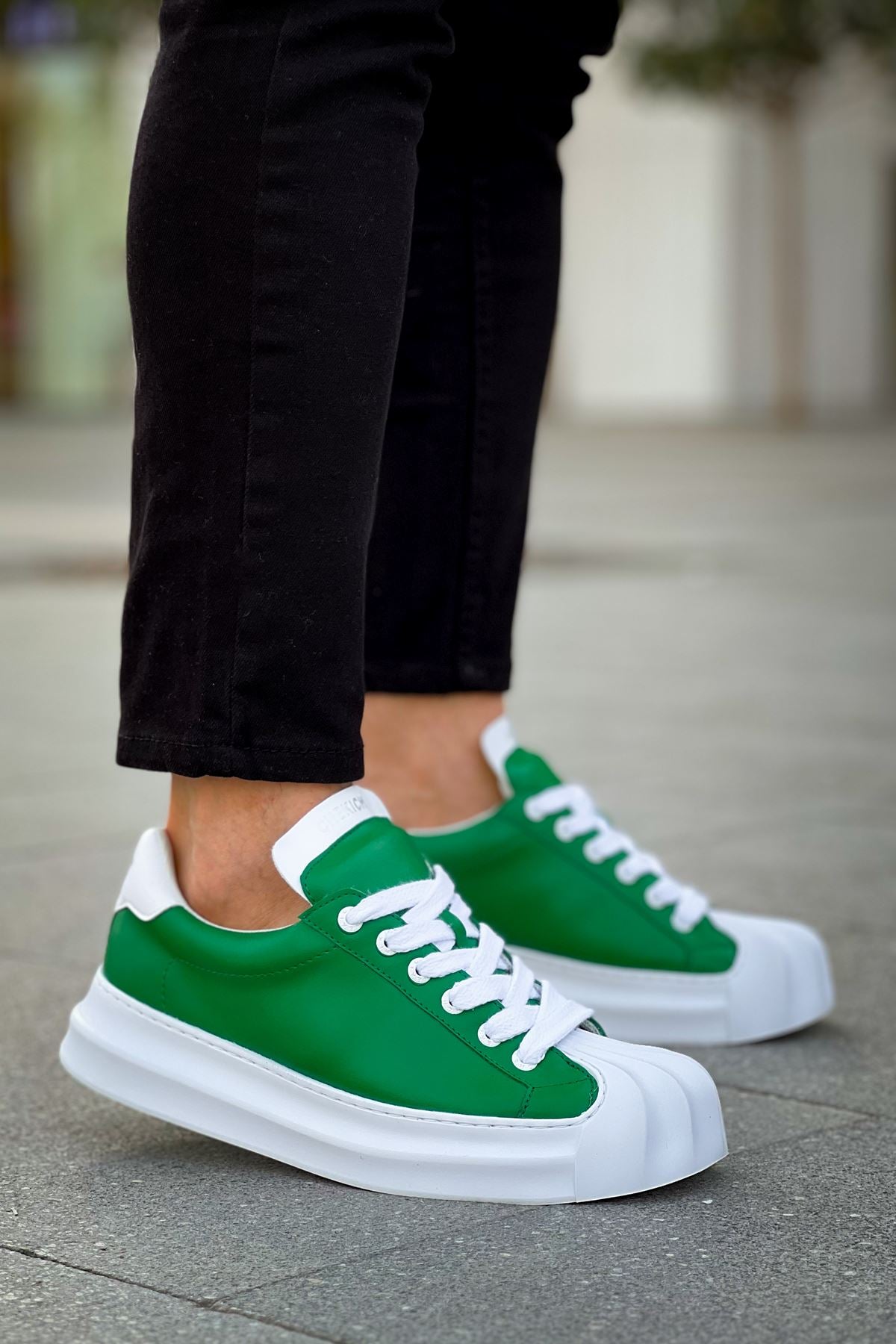 Artenay Premium Bağcıklı Erkek Sneaker Yeşil