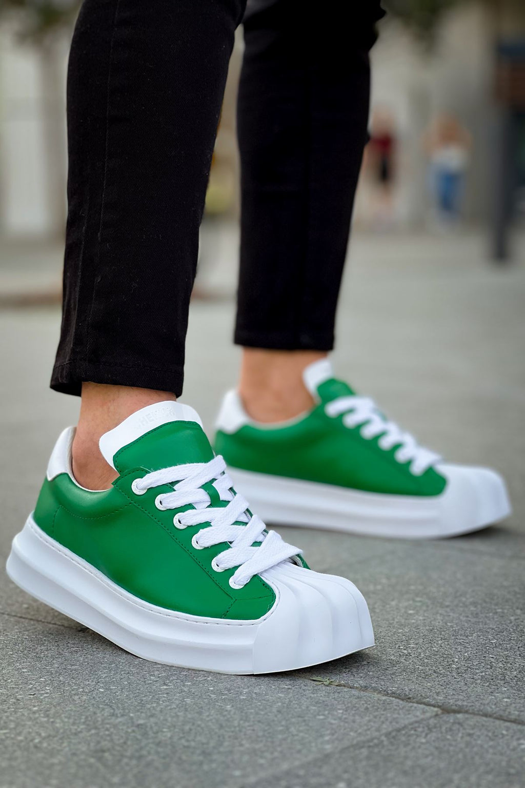 Artenay Premium Bağcıklı Erkek Sneaker Yeşil