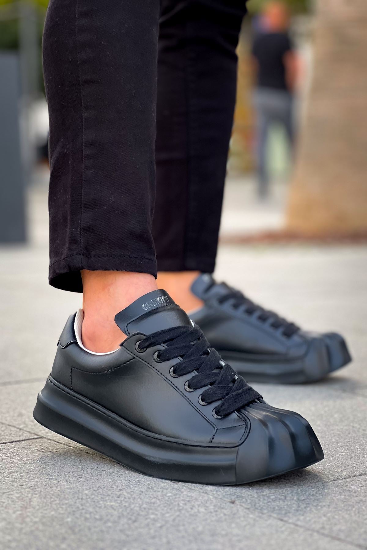 Artenay  Premium Bağcıklı Erkek Sneaker Siyah
