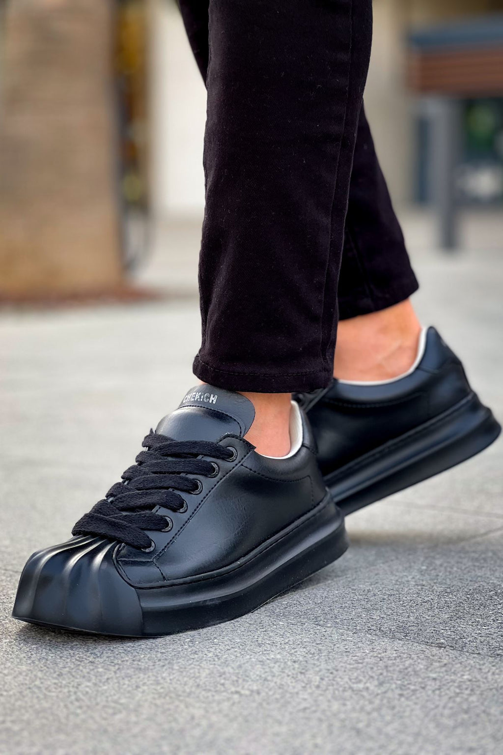 Artenay  Premium Bağcıklı Erkek Sneaker Siyah