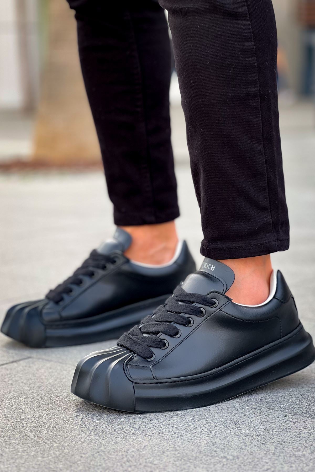Artenay  Premium Bağcıklı Erkek Sneaker Siyah