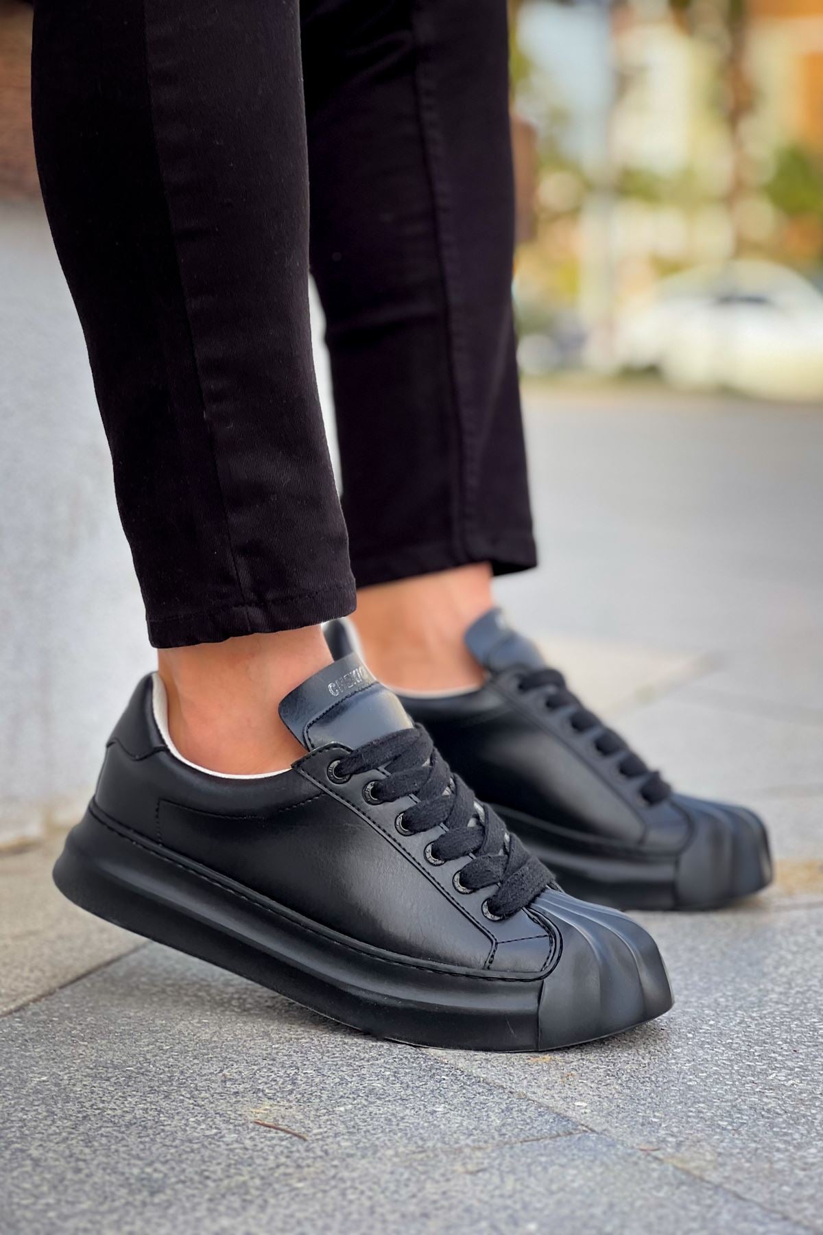 Artenay  Premium Bağcıklı Erkek Sneaker Siyah