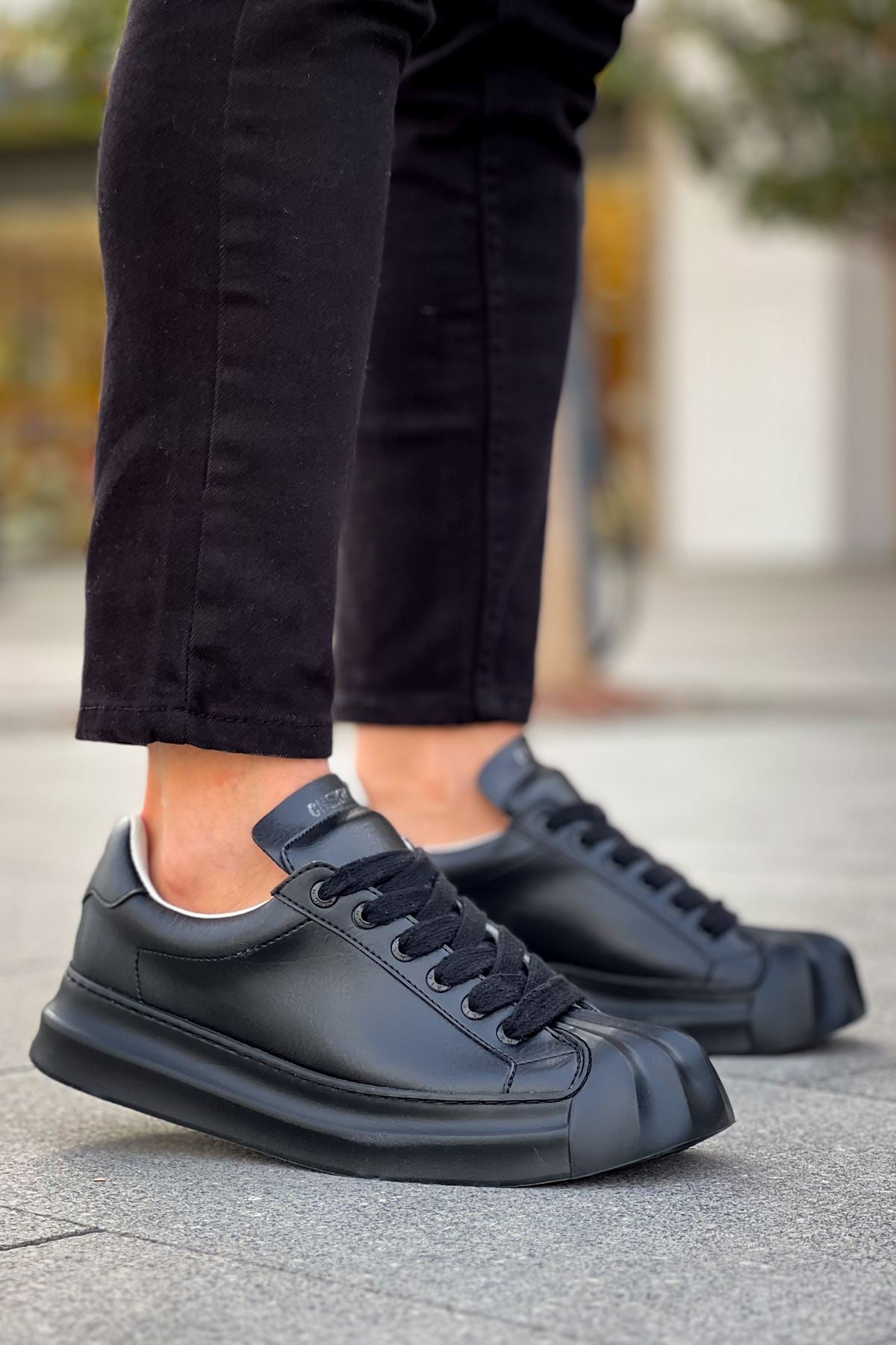 Artenay  Premium Bağcıklı Erkek Sneaker Siyah