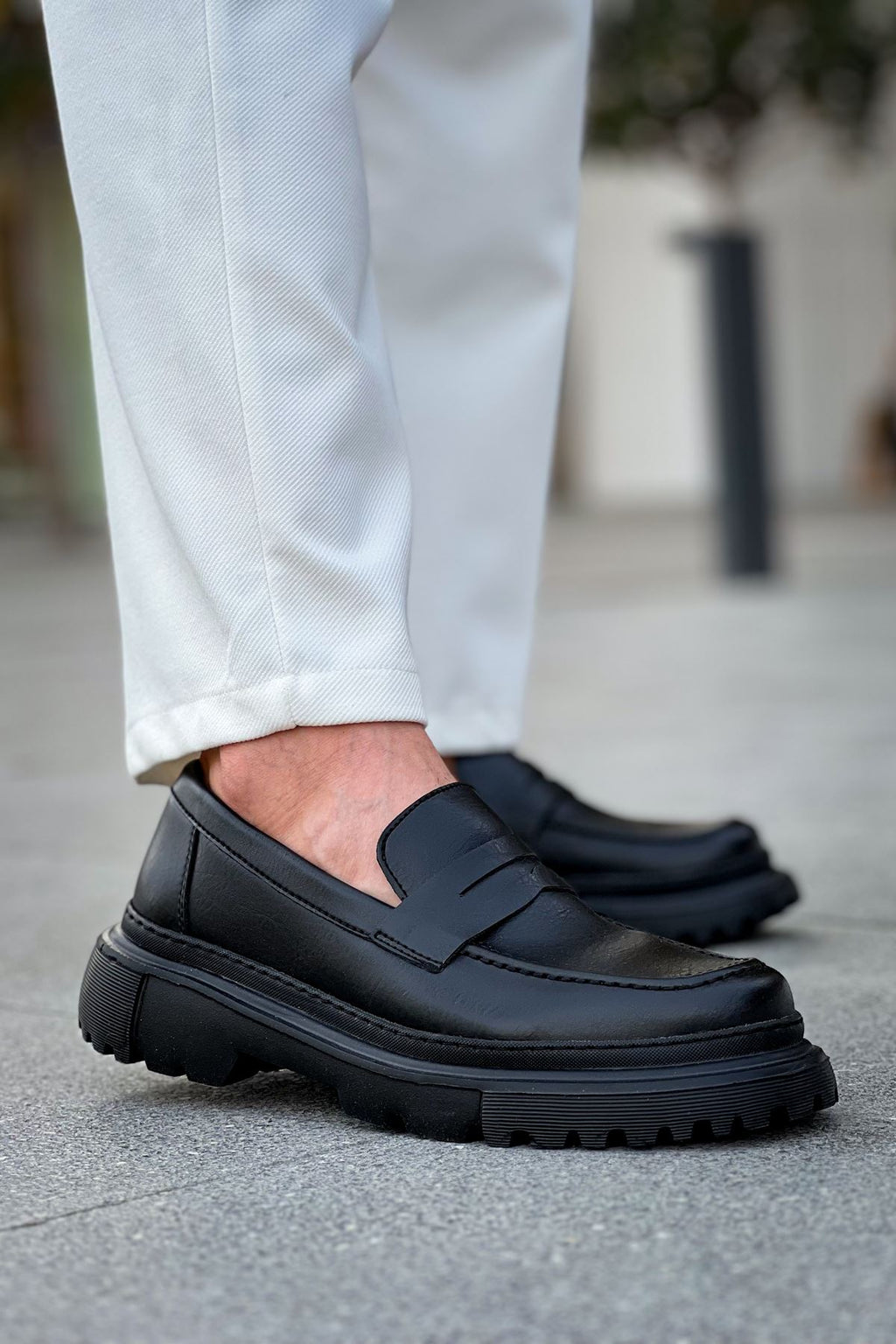 ZRC2417 Premium Günlük Erkek Klasik Ayakkabı Siyah