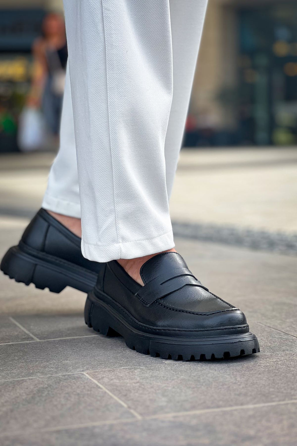 ZRC2417 Premium Günlük Erkek Klasik Ayakkabı Siyah