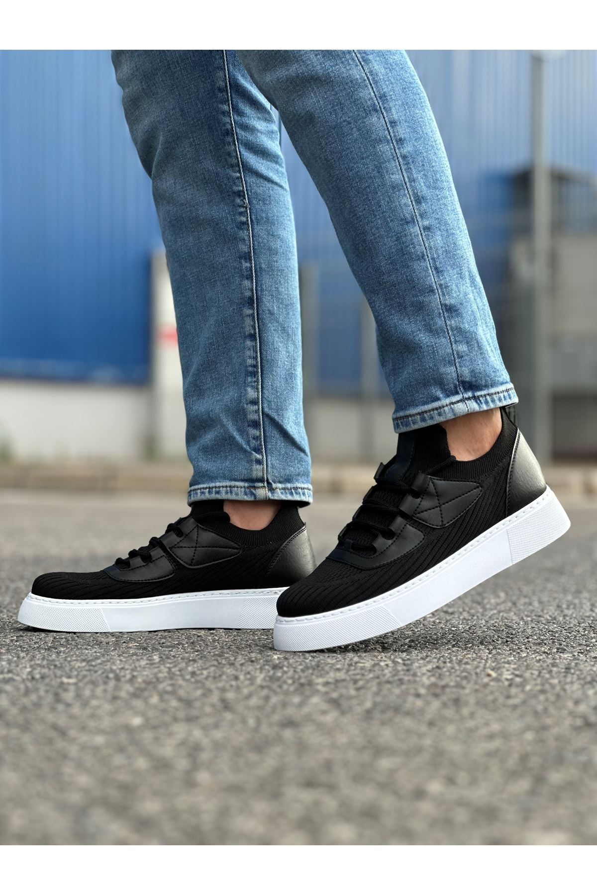 Triko Premium Günlük Ultra Rahat Erkek Ayakkabı Siyah