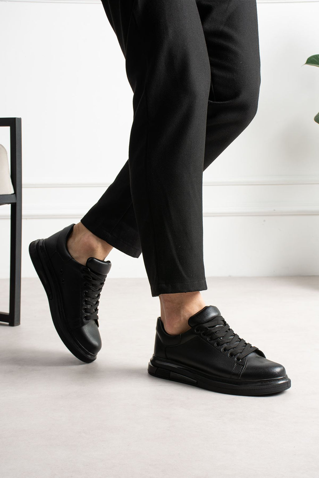 ZRC2457 - Premium Günlük Erkek Casual Sneaker Siyah