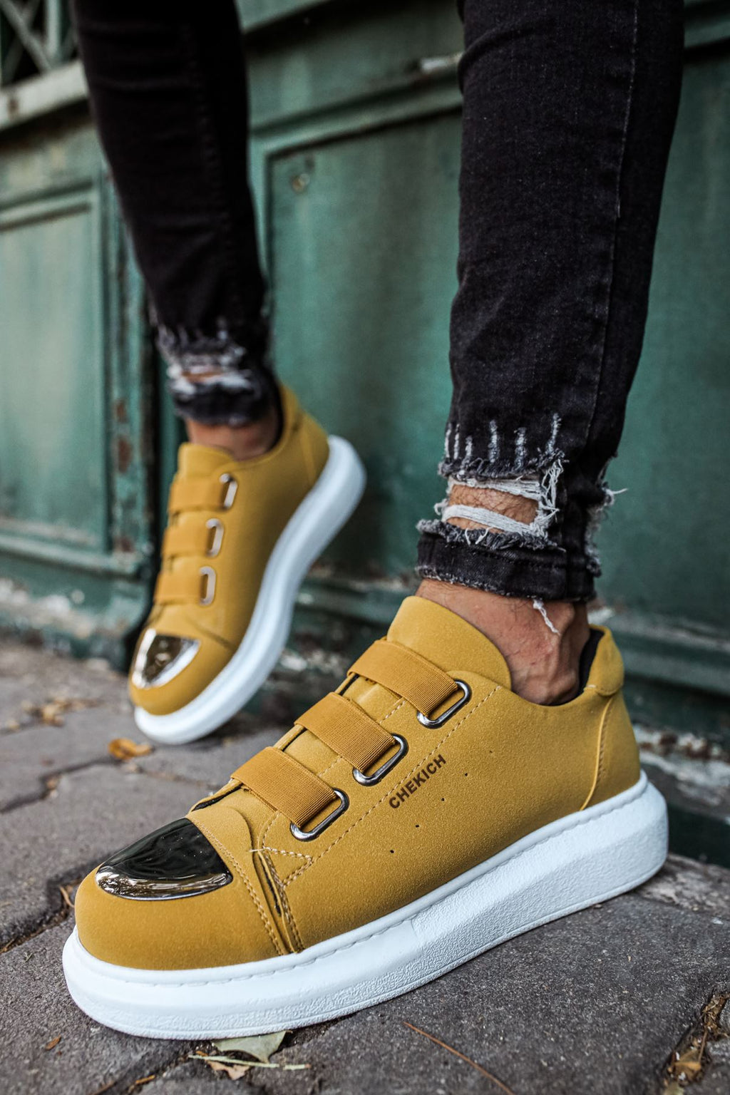 Mironte Premium Comfort Lastikli Erkek Spor Ayakkabı Camel