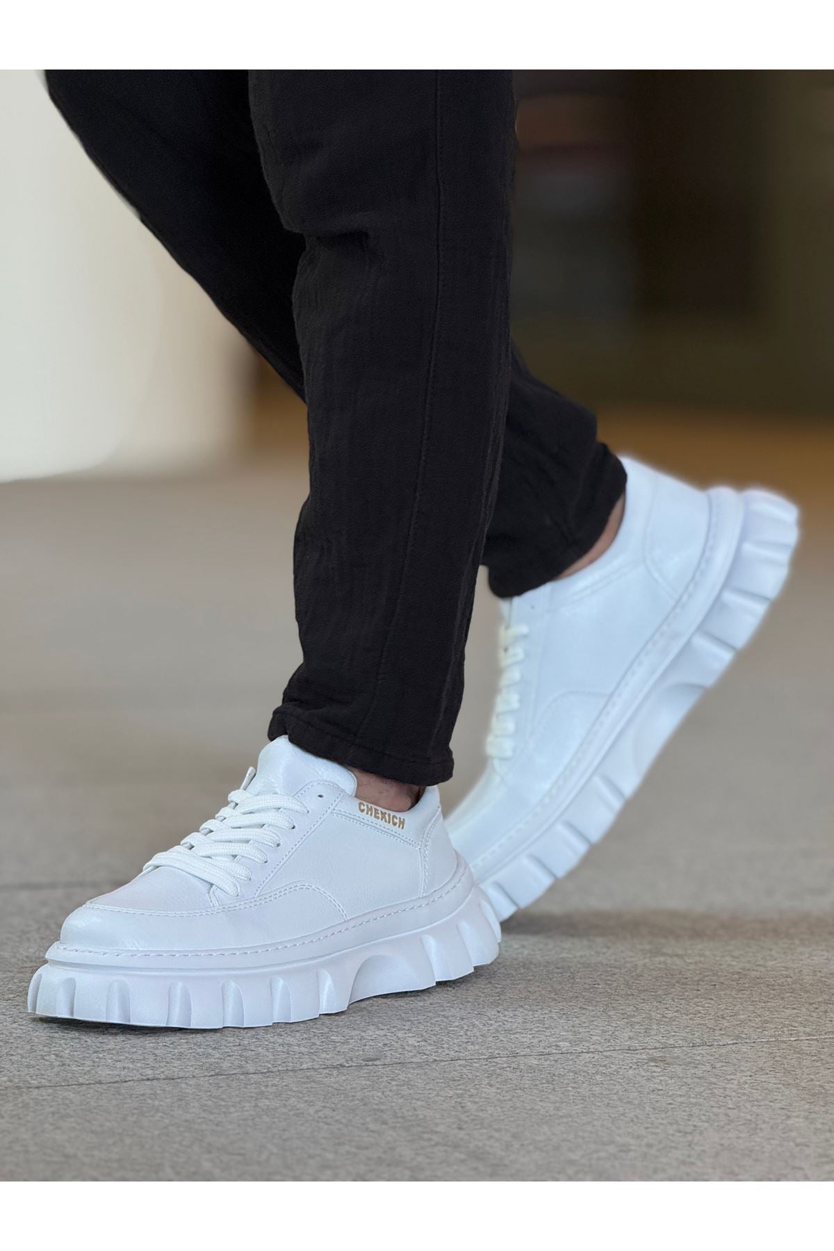 Cortex Premium Traktör Taban Erkek Sneaker Beyaz