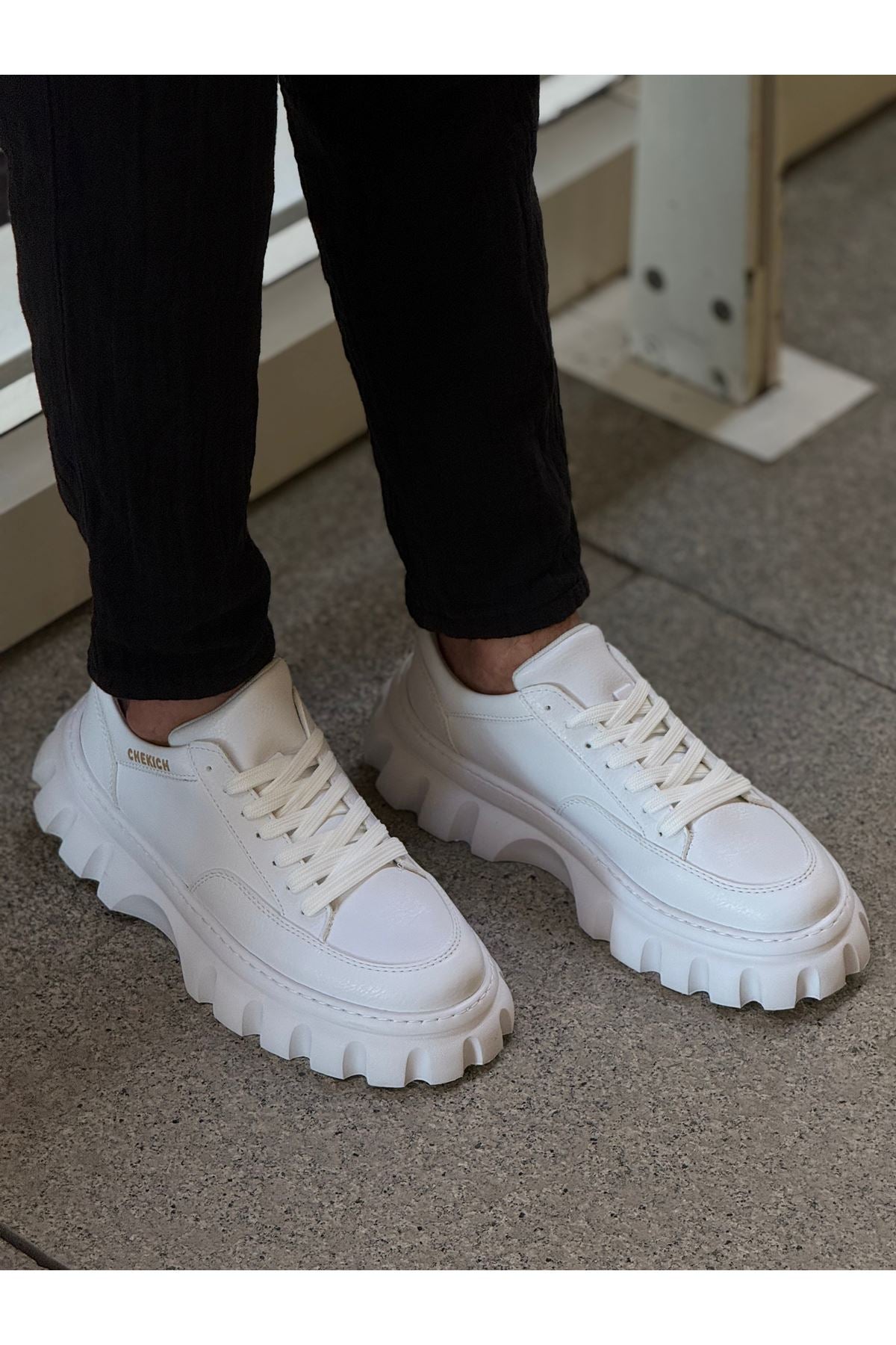 Cortex Premium Traktör Taban Erkek Sneaker Beyaz