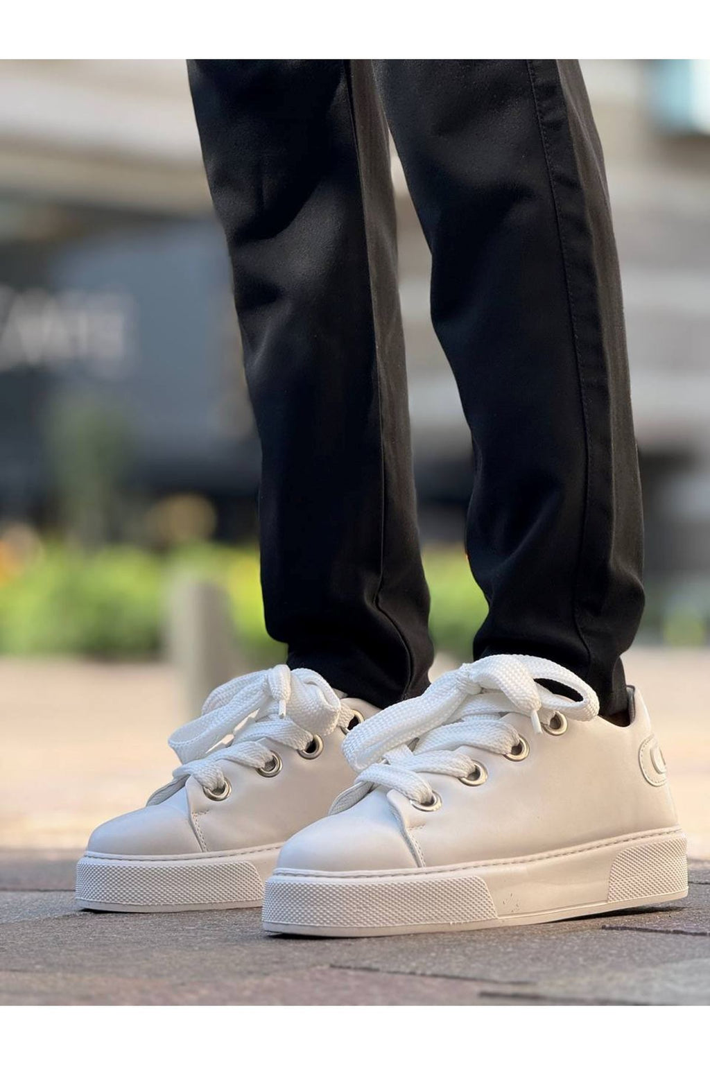 Anjelino Premium Erkek Günlük Sneaker Beyaz