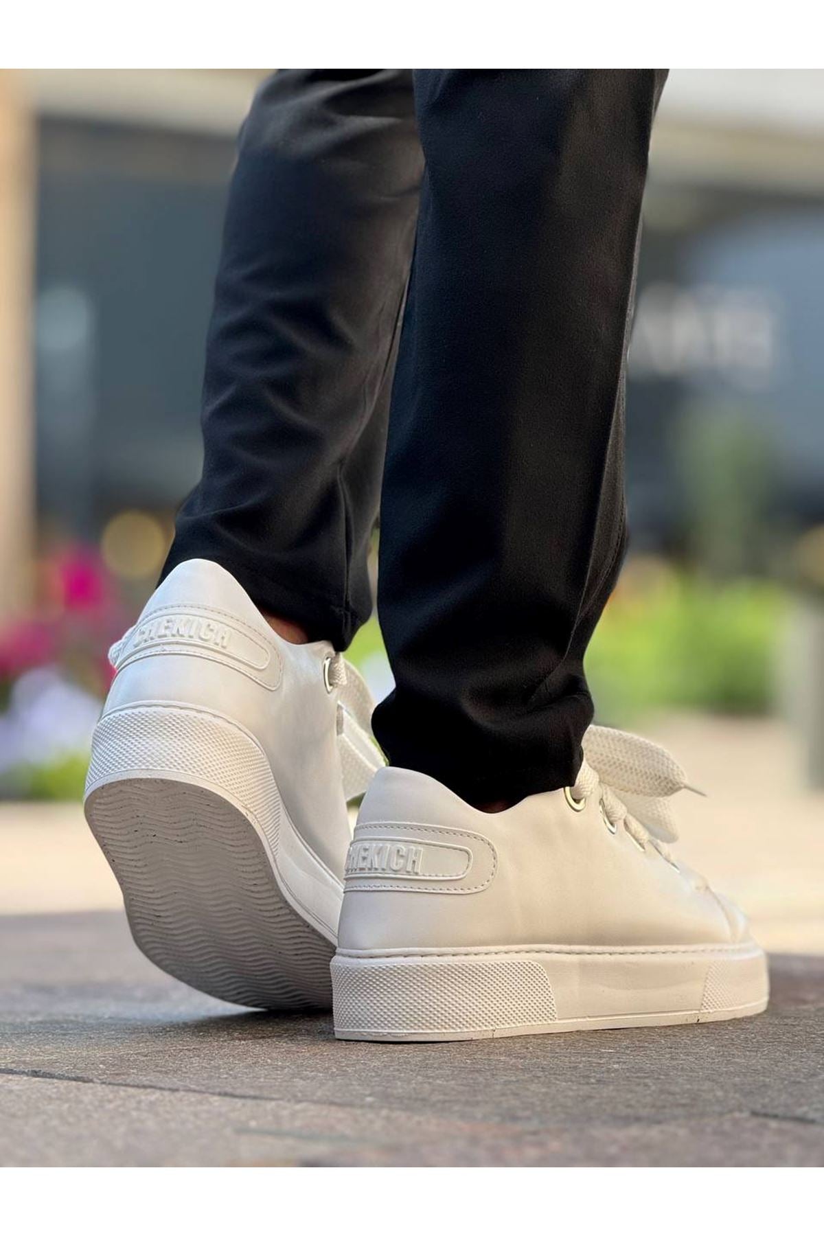 Anjelino Premium Erkek Günlük Sneaker Beyaz