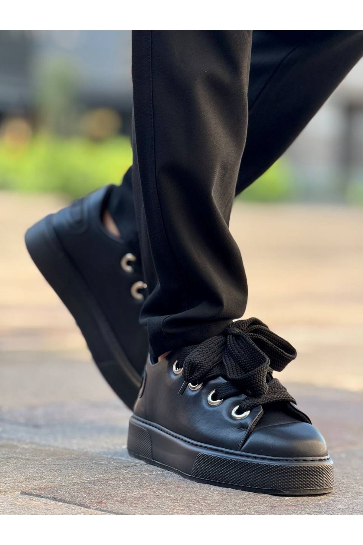 Anjelino Premium Erkek Günlük Sneaker Siyah