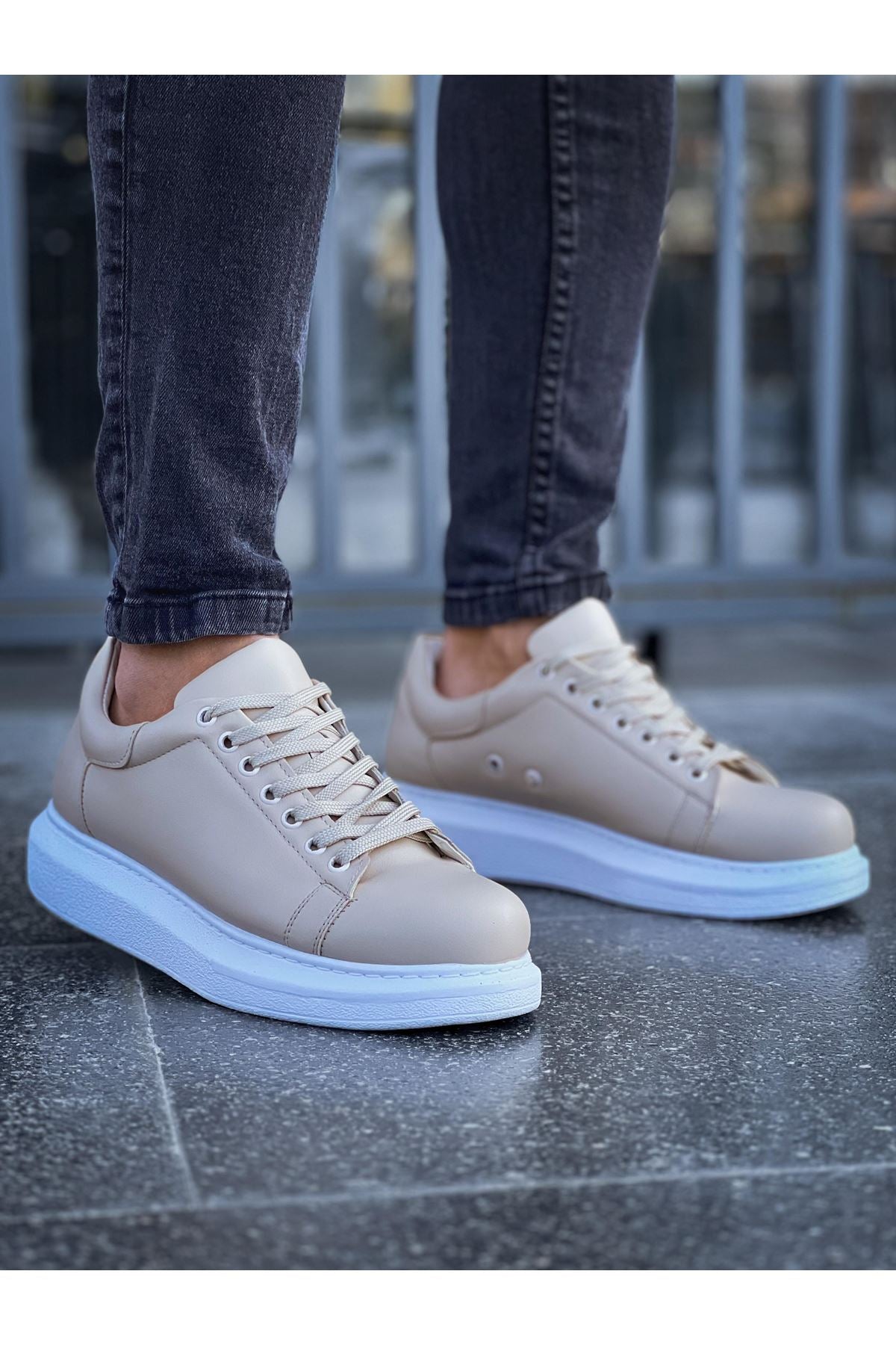 Estrella Premium Erkek Sneaker Bej