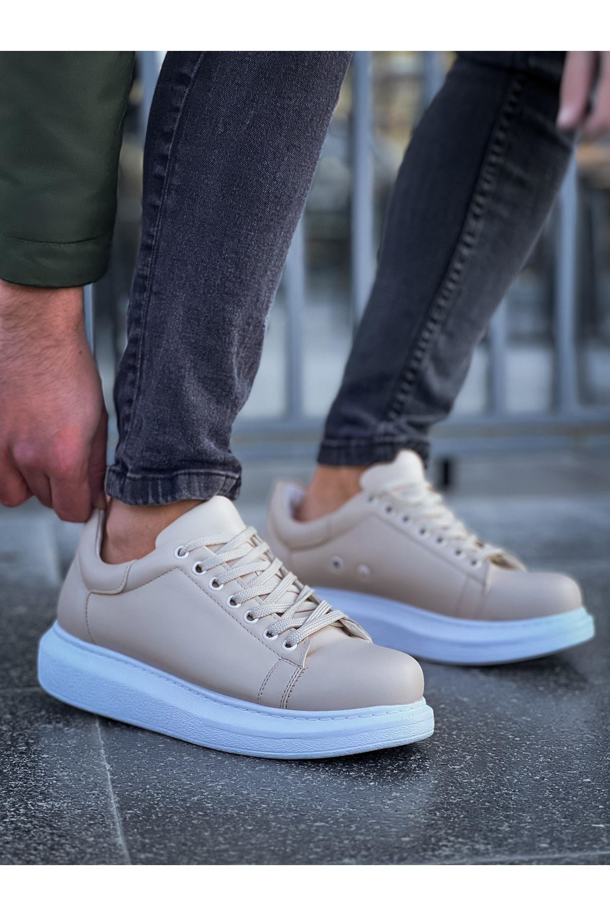 Estrella Premium Erkek Sneaker Bej
