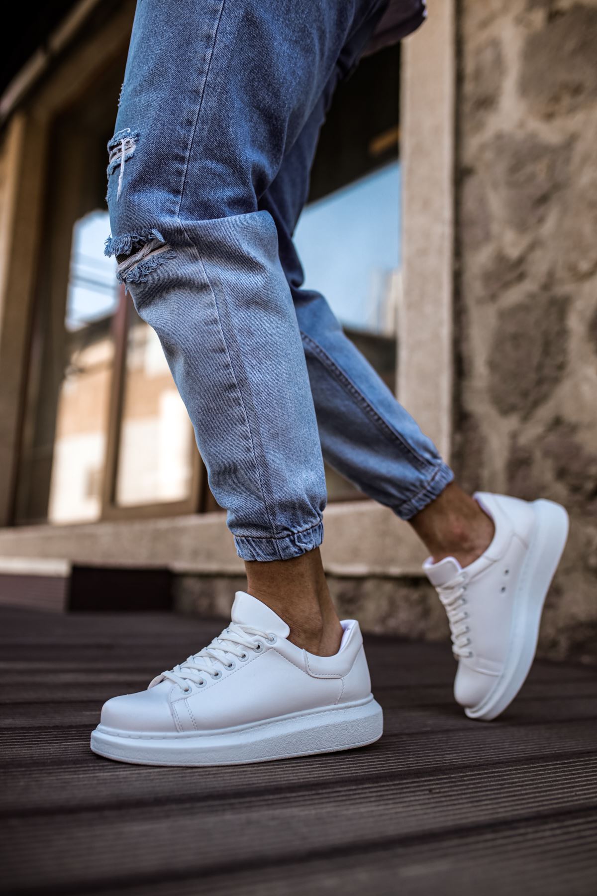 Estrella Premium Erkek Sneaker Beyaz