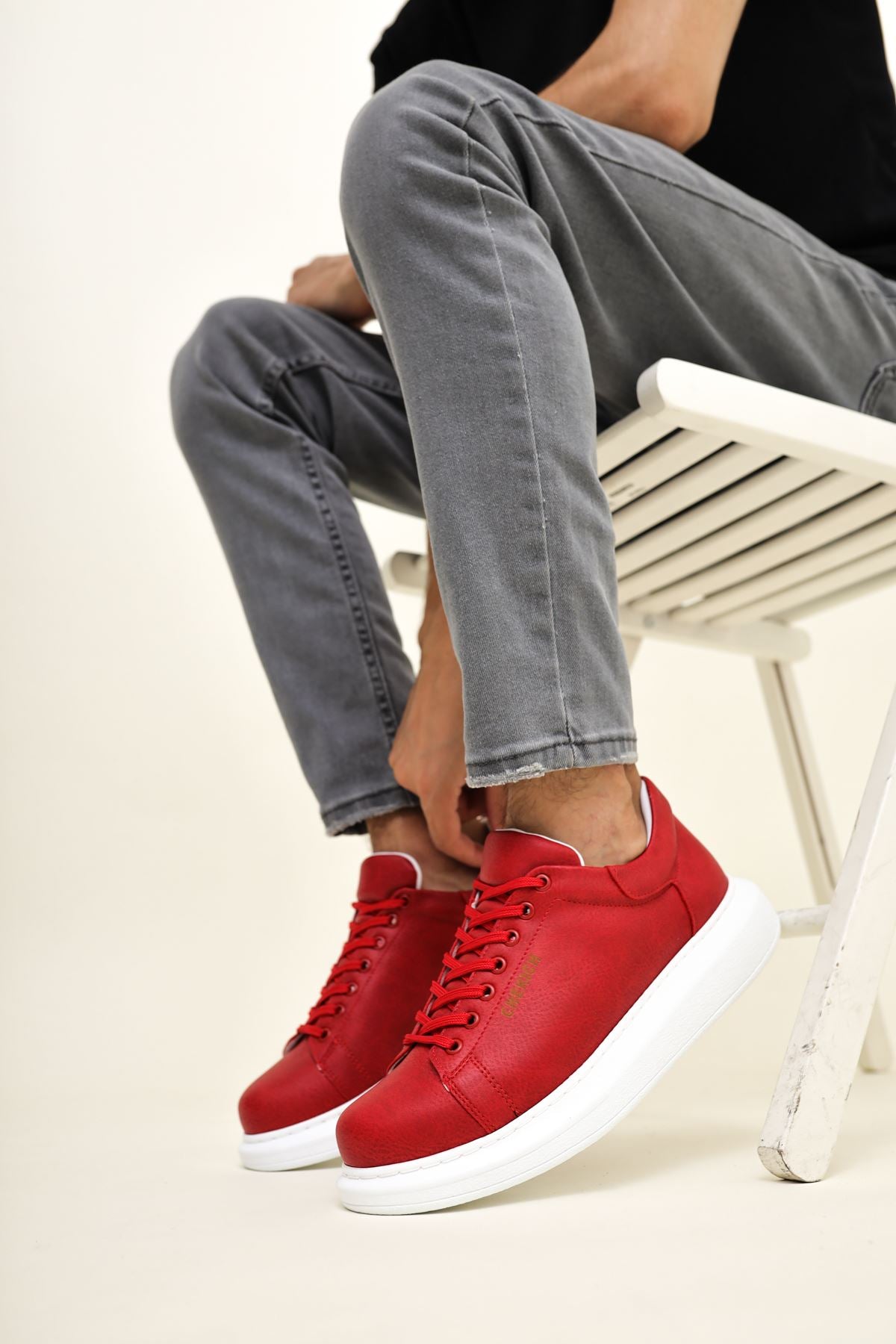 Estrella Premium Erkek Sneaker Kırmızı