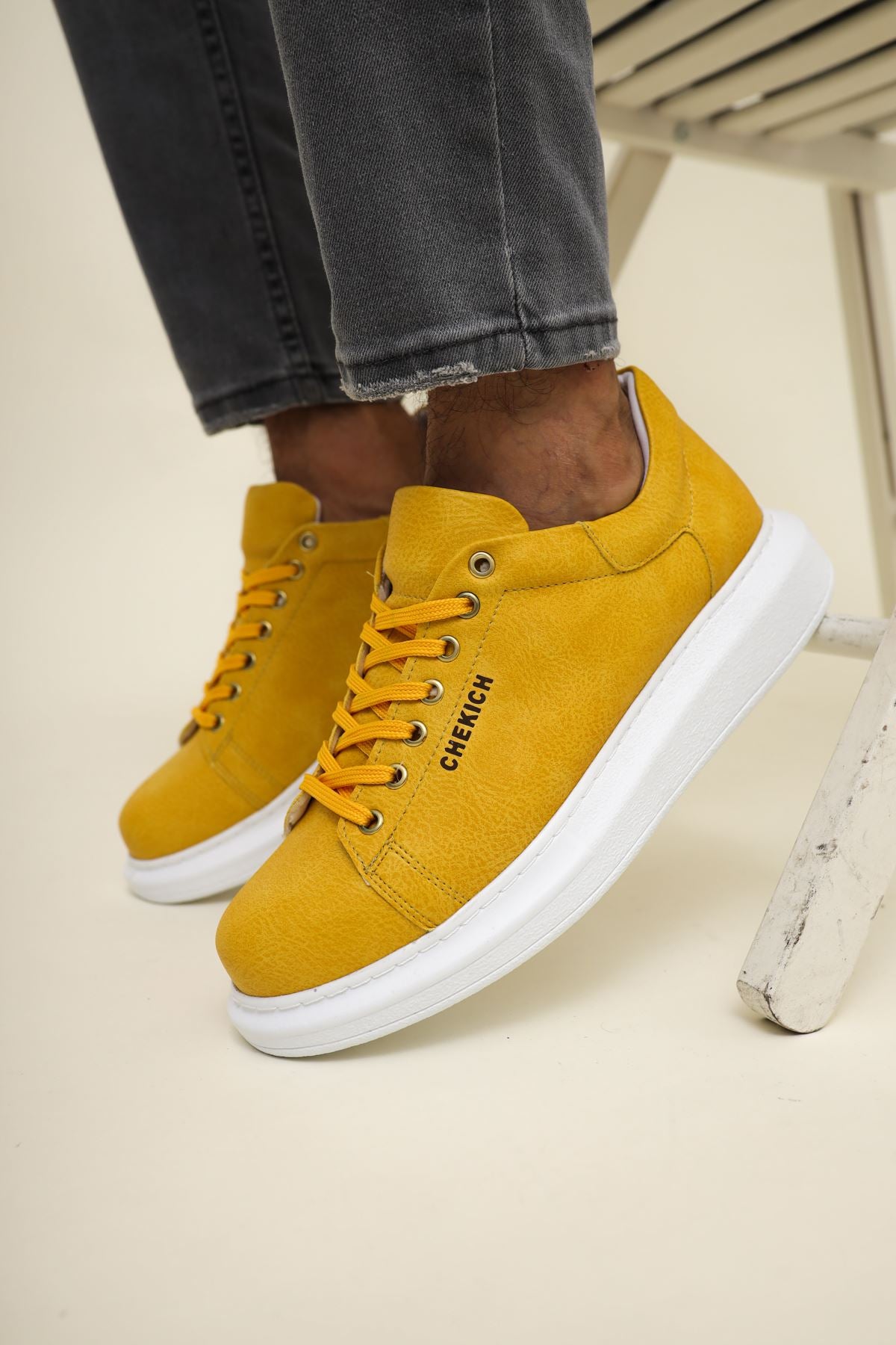 Estrella Premium Erkek Sneaker Sarı