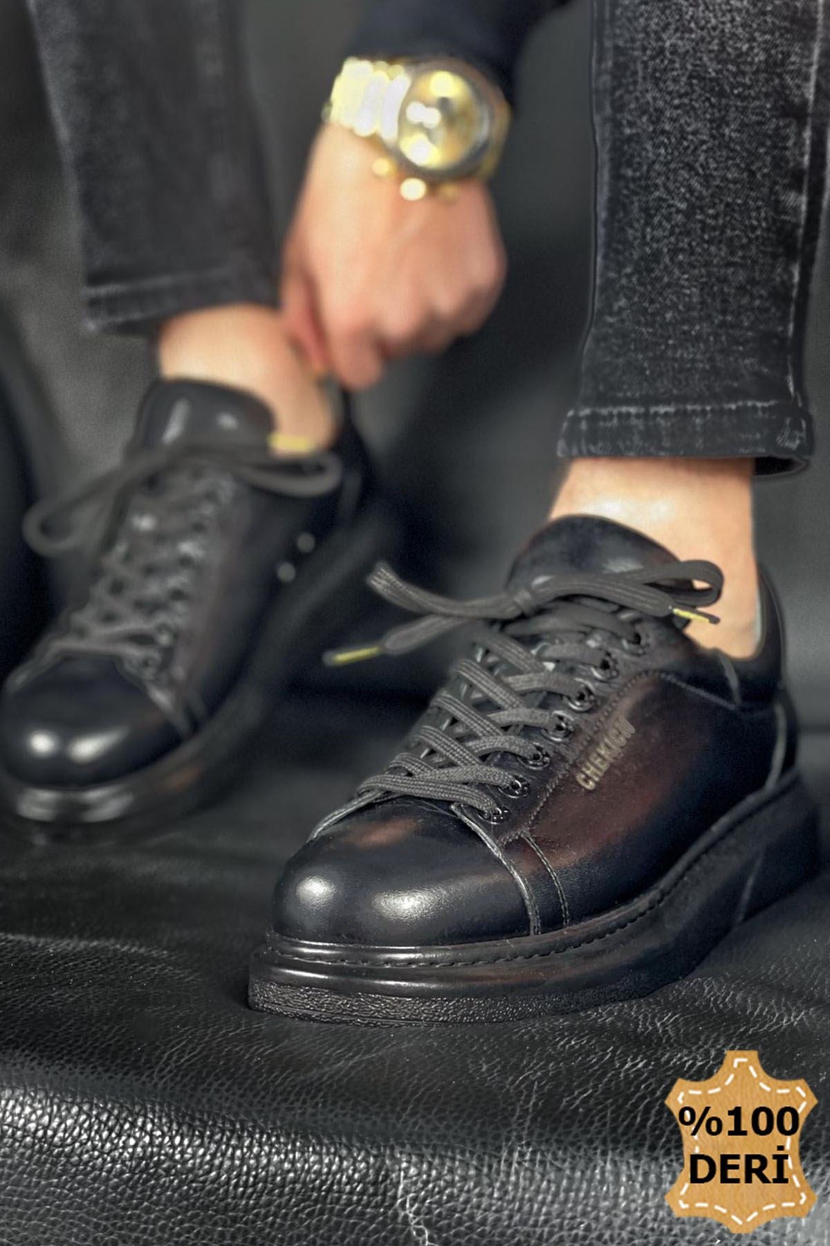 Hakiki Deri Premium Erkek Ayakkabı Siyah