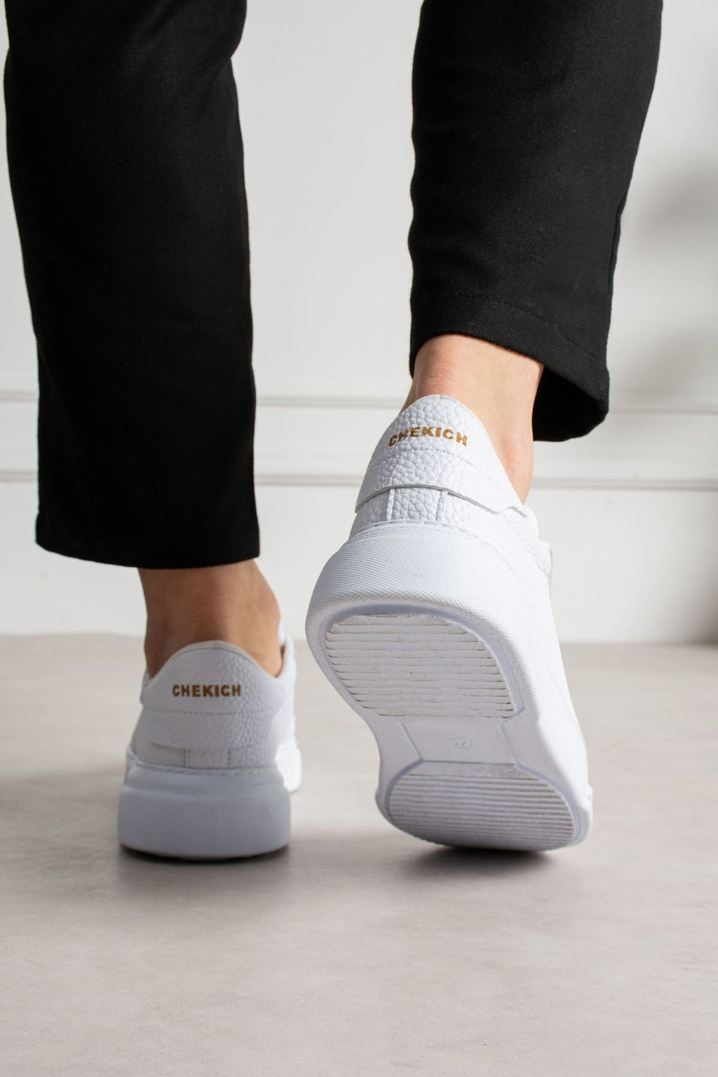 Focus Yüksek Kalite Bağcıklı Erkek Sneaker Beyaz