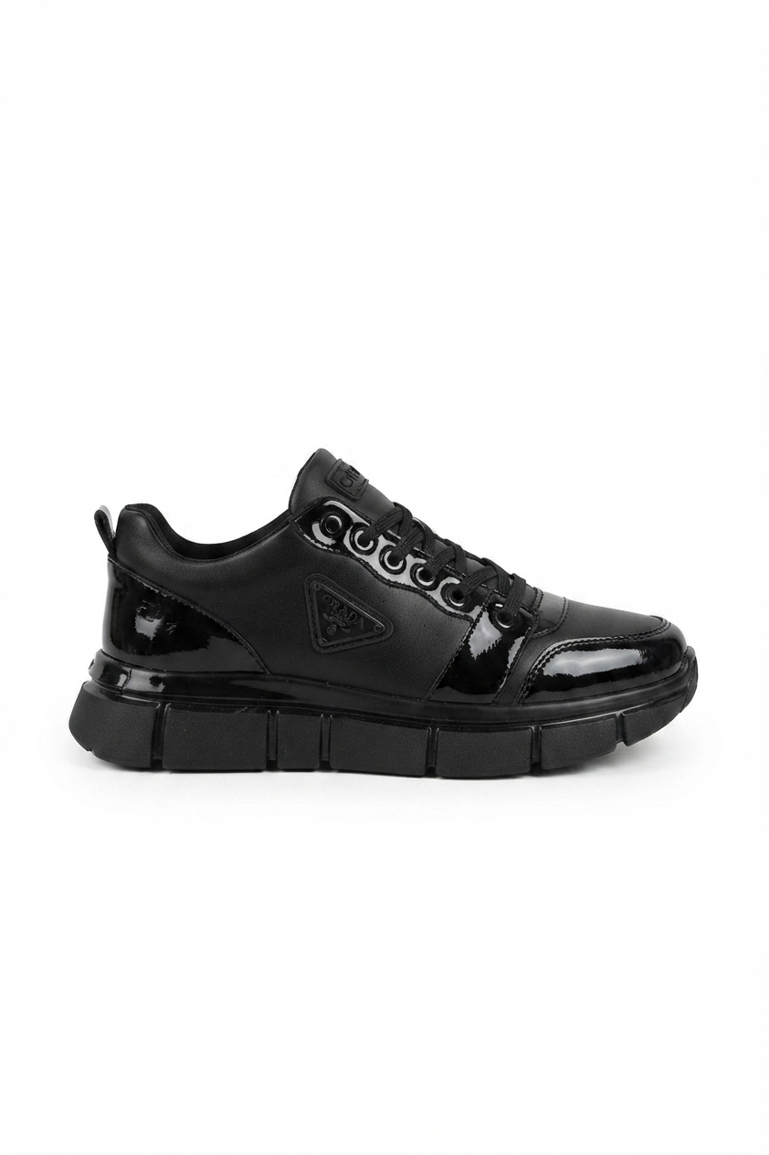 ZRC2629 - Premium Kalite Titan Erkek Siyah Sneaker