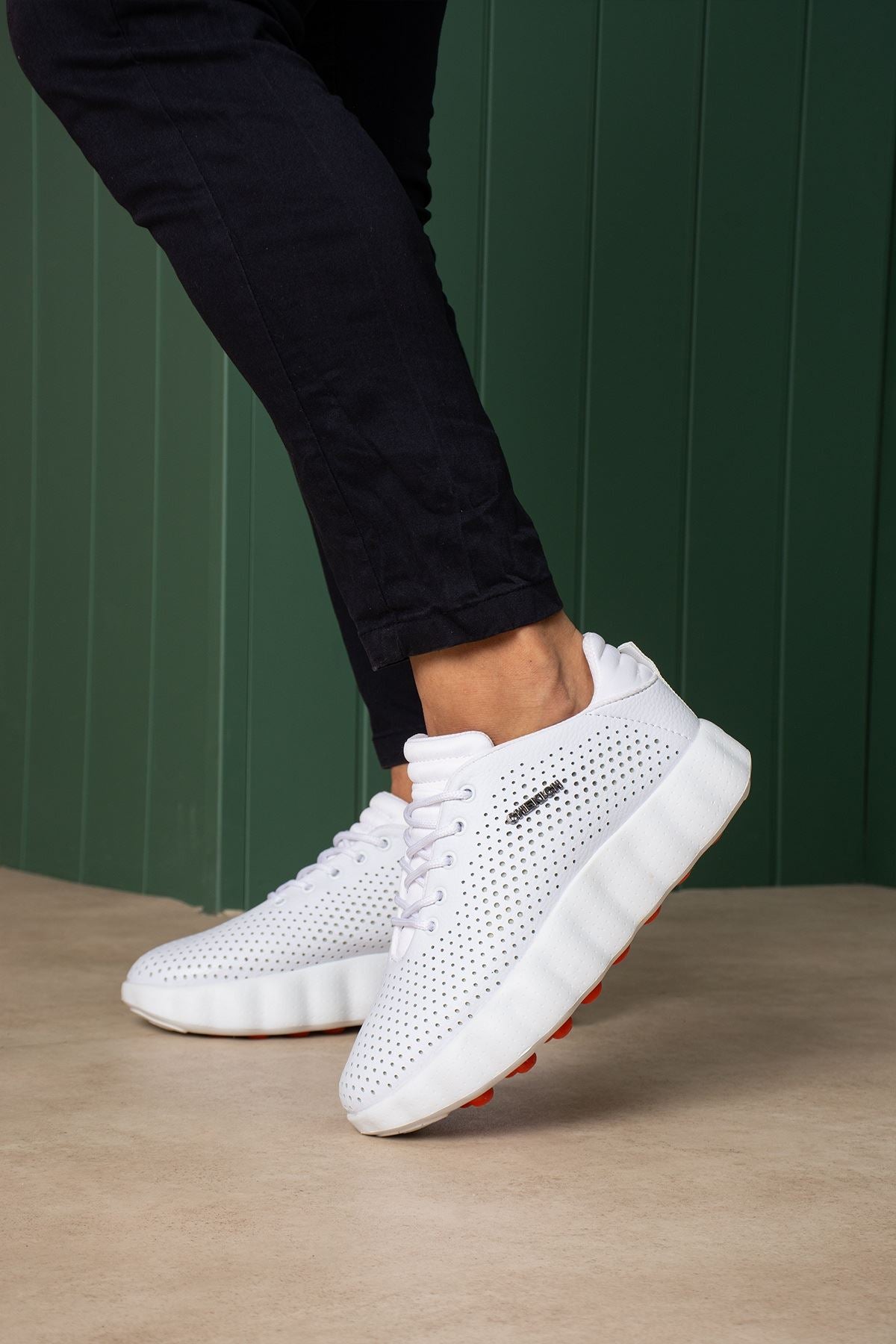 ZRC2631 - Premium Walk Özel Taban Erkek Sneaker Beyaz