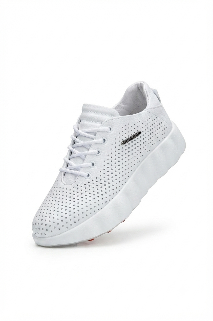 ZRC2631 - Premium Walk Özel Taban Erkek Sneaker Beyaz