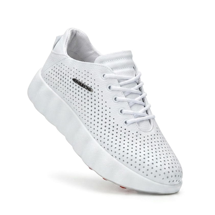 ZRC2631 - Premium Walk Özel Taban Erkek Sneaker Beyaz