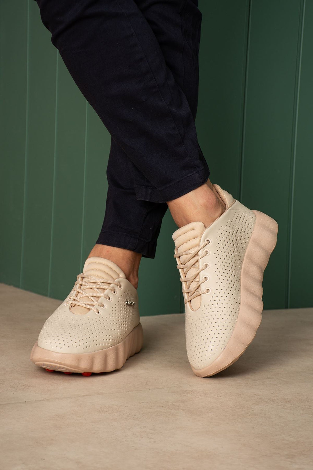 ZRC2631 - Premium Walk Özel Taban Erkek Sneaker Bej