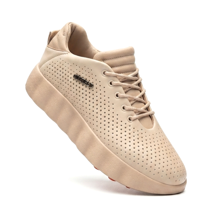 ZRC2631 - Premium Walk Özel Taban Erkek Sneaker Bej