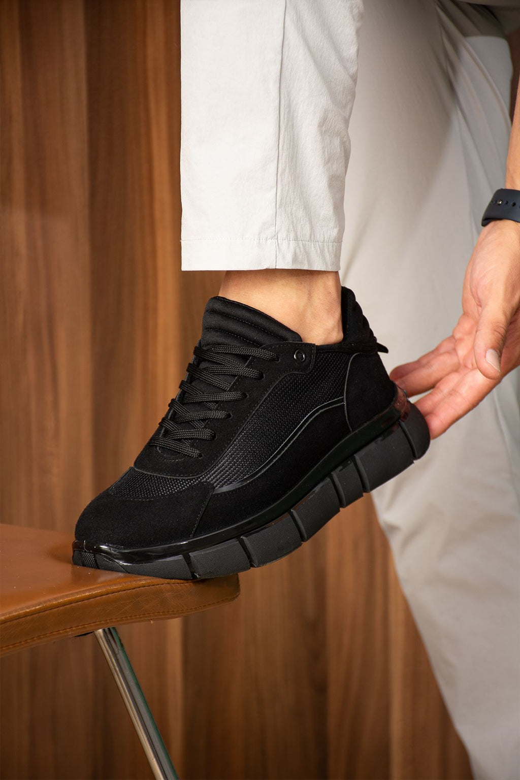 ZRC2633 - Premium Exclusive Stride One Erkek Sneakers Siyah