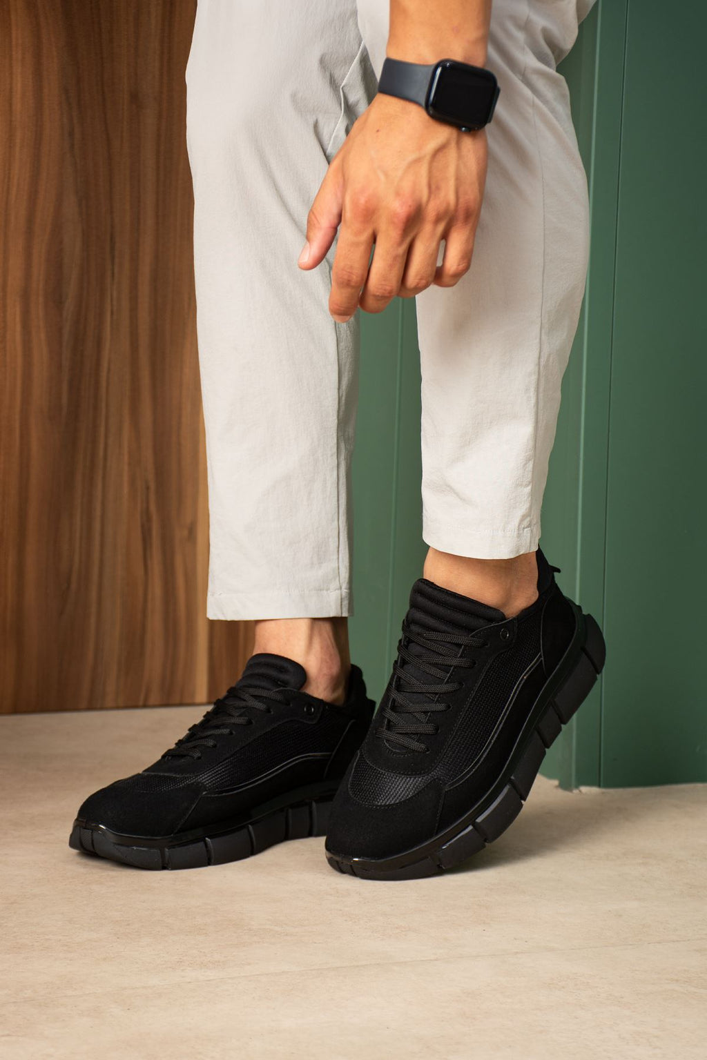 ZRC2633 - Premium Exclusive Stride One Erkek Sneakers Siyah