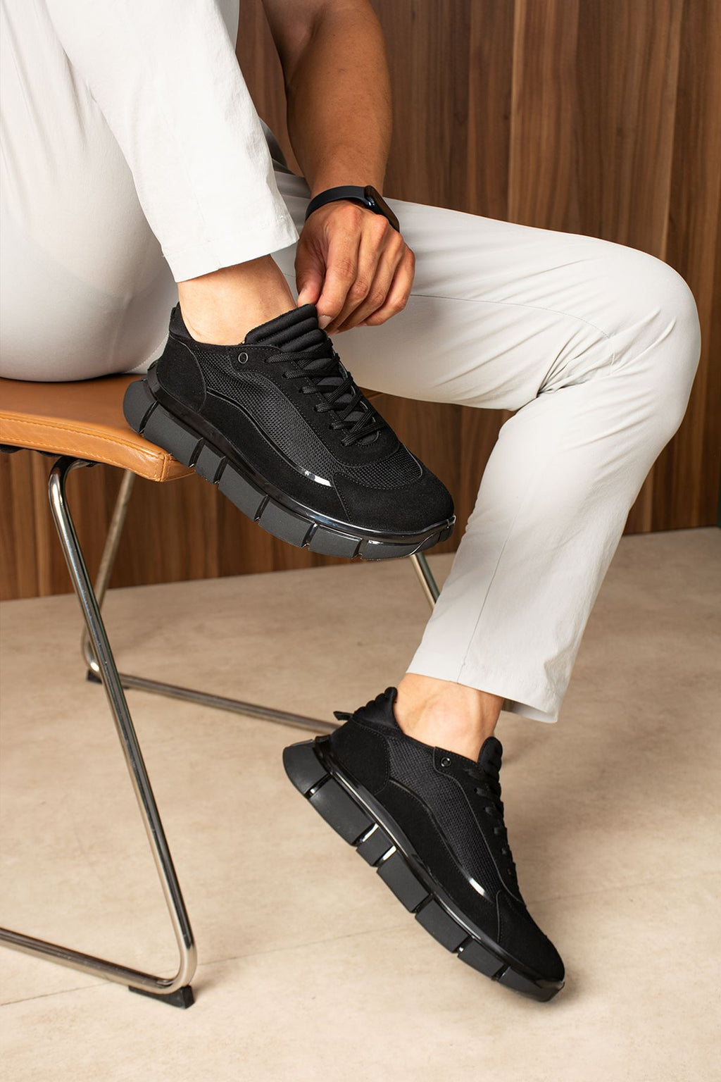 ZRC2633 - Premium Exclusive Stride One Erkek Sneakers Siyah
