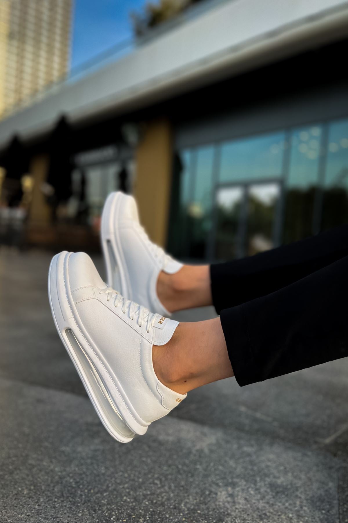 Ariaso Premium Air Taban Erkek Günlük Spor Ayakkabı Beyaz