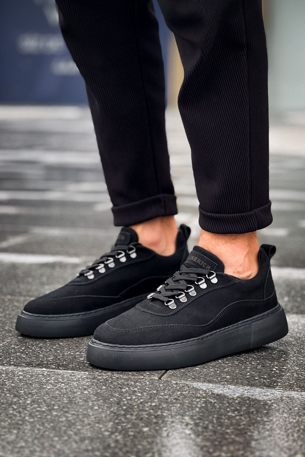 Stamina Premium Erkek Günlük Ayakkabı Siyah Süet