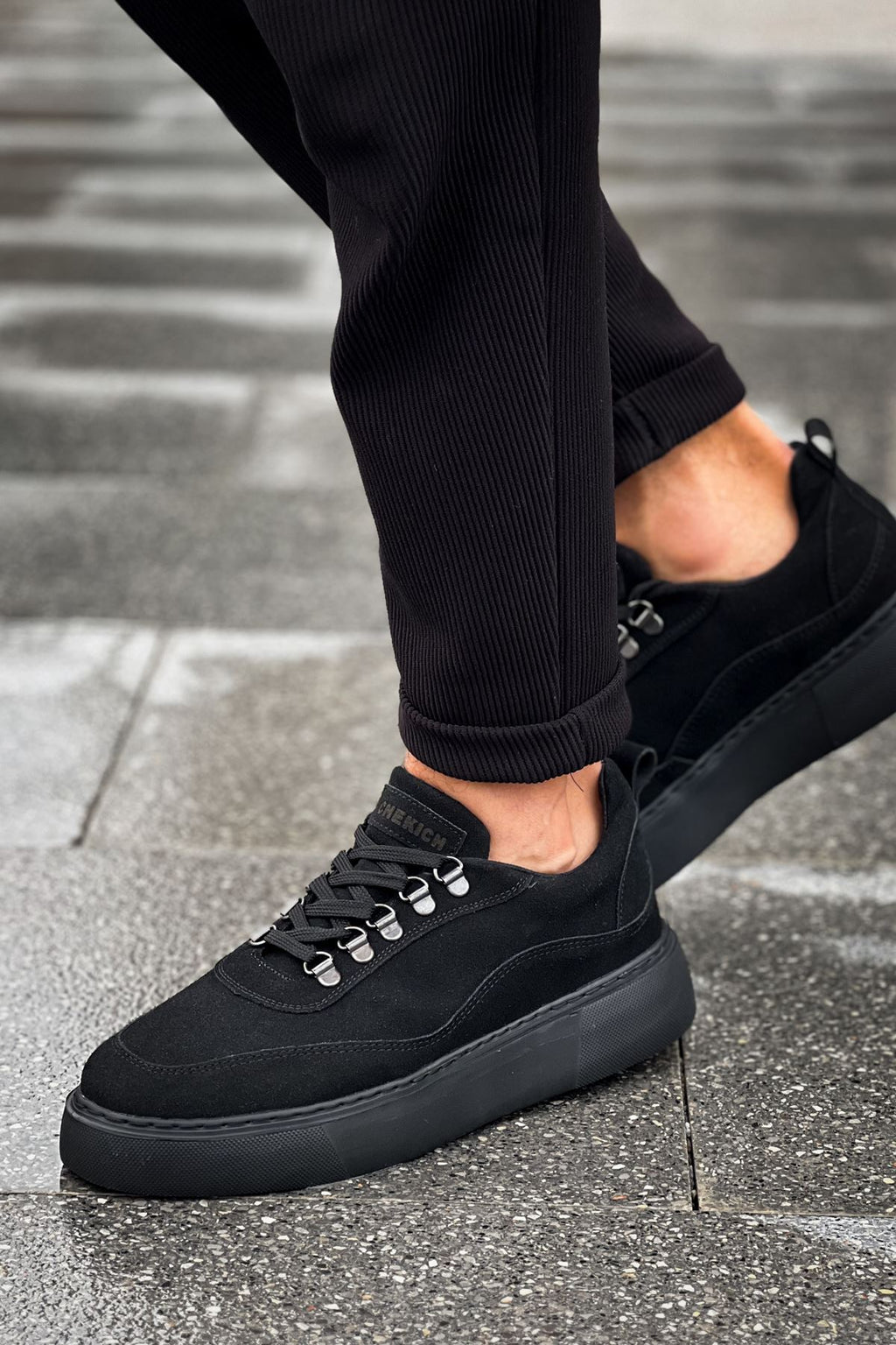 Stamina Premium Erkek Günlük Ayakkabı Siyah Süet