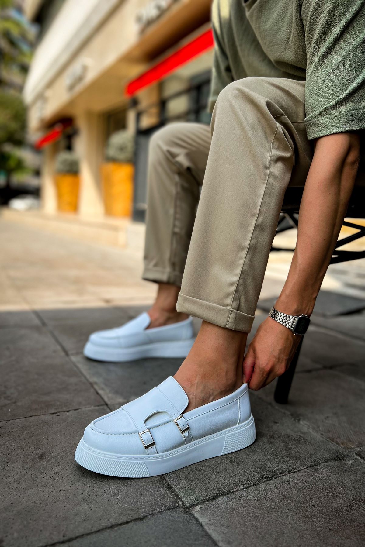 Mancini Premium Erkek Ayakkabı Beyaz