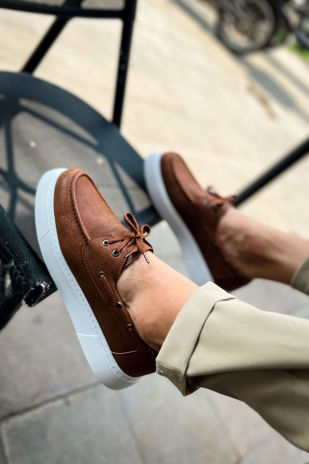 Torrini Premium Günlük Bağcıklı Casual Erkek Ayakkabı Taba