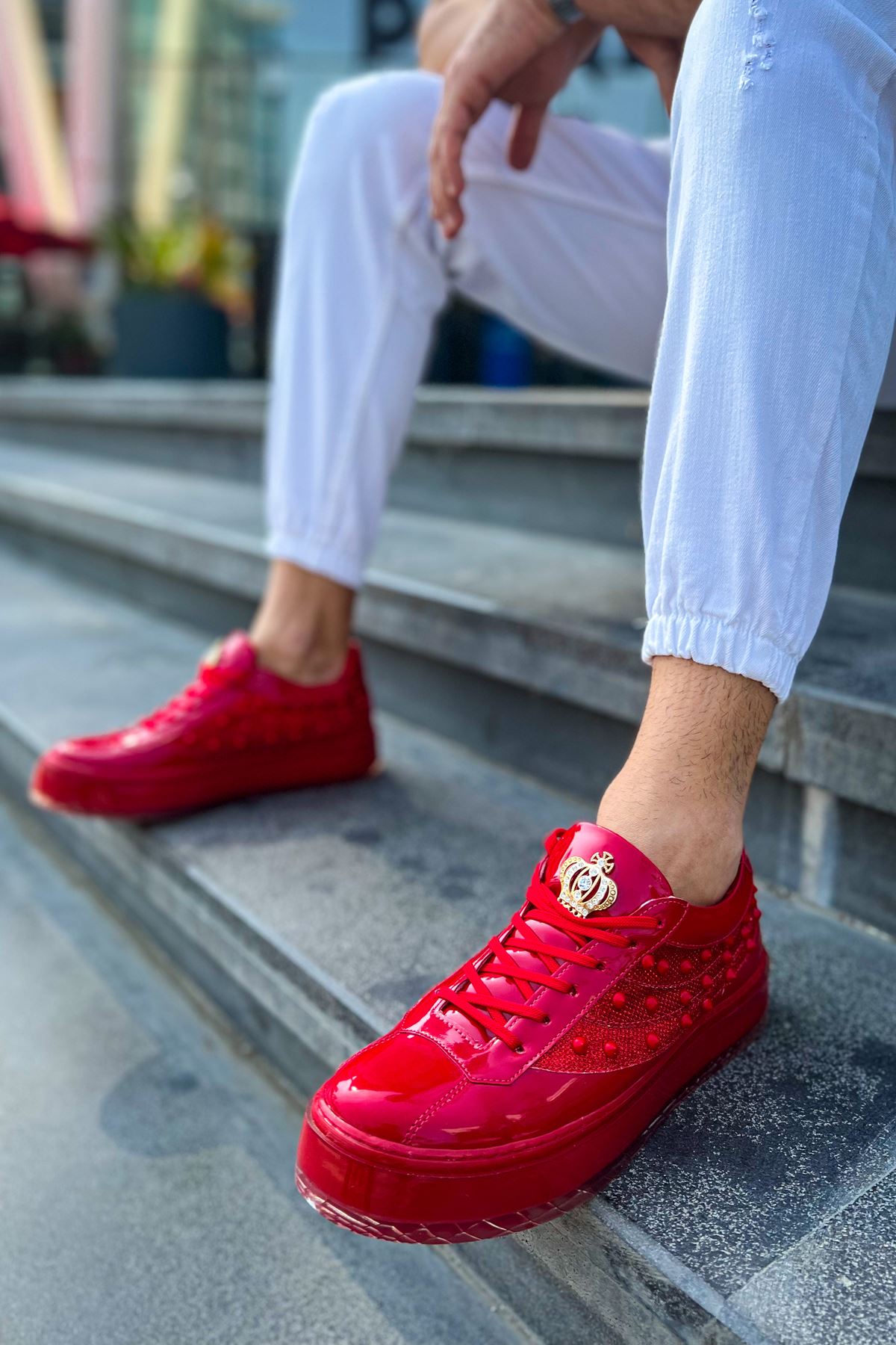 CH975 Erkek Sneaker Kırmızı